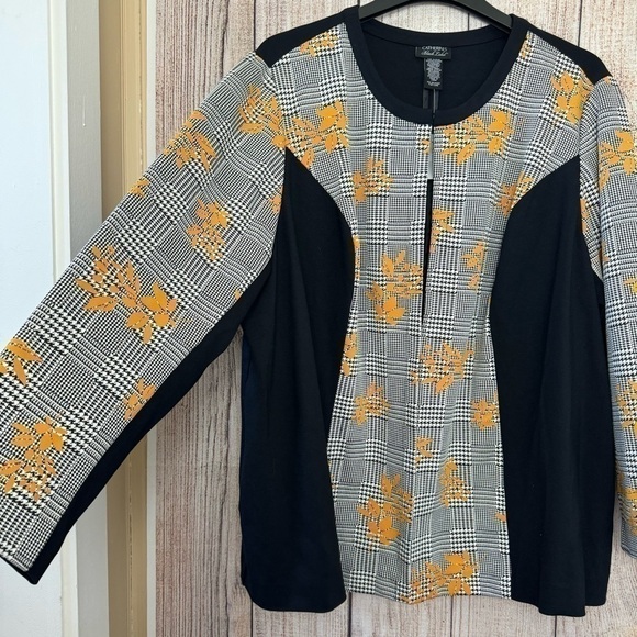Catherines Black Label Womens Open front cardigan size 3X - Picture 2 of 10